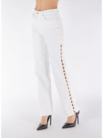 PANTALONE AMELIA HIGH RISE, IVORY, small