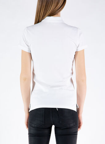 POLO A MANICHE CORTE, 011WHITE, small