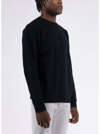 FELPA LOGO EMBROIDERY SWEATSHIRT, 999 BLACK, small