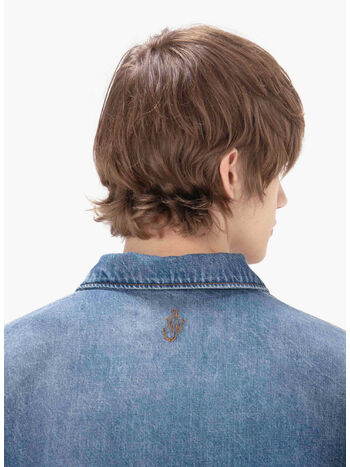 POLO IN DENIM, 804 LIGHT BLUE, small