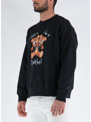 FELPA TOBY GIROCOLLO, BLACK NERO, small