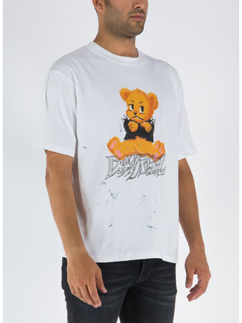 T-SHIRT MOODY, WHITE, small