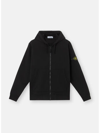 FELPA FULL ZIP CON PATCH LOGO, , small