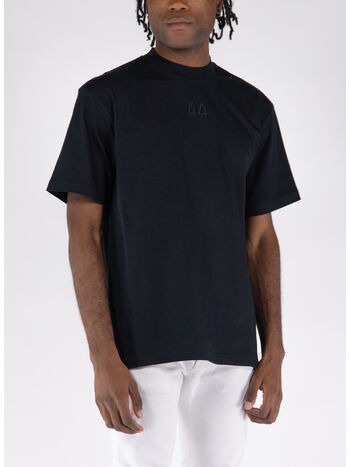 T-SHIRT CLASSIC, P396 BLACK + 44 SOLID DIRTY WHITE, small