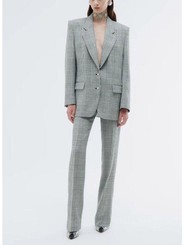 GIACCA PRINCE DE GALLES, 900 BLACK-WHITE, large