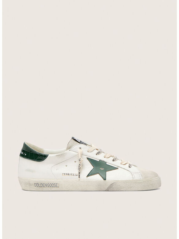 SCARPA SUPER STAR IN NAPPA, 10502 WHITE/GREEN, medium