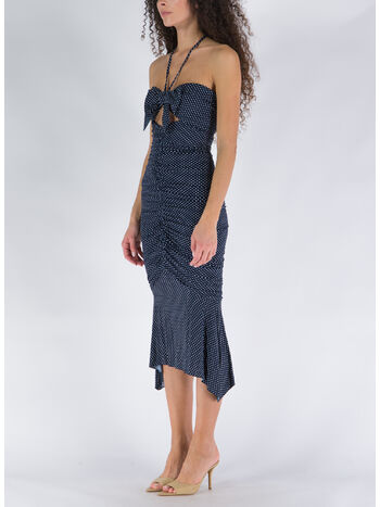 ABITO BUSTIER MIDI, JAPANESE BLUE, small