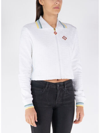 GIACCA CROPPED, WHITE, small