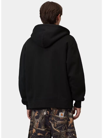 FELPA HOODED MACK, K02XX Black / Wax, small