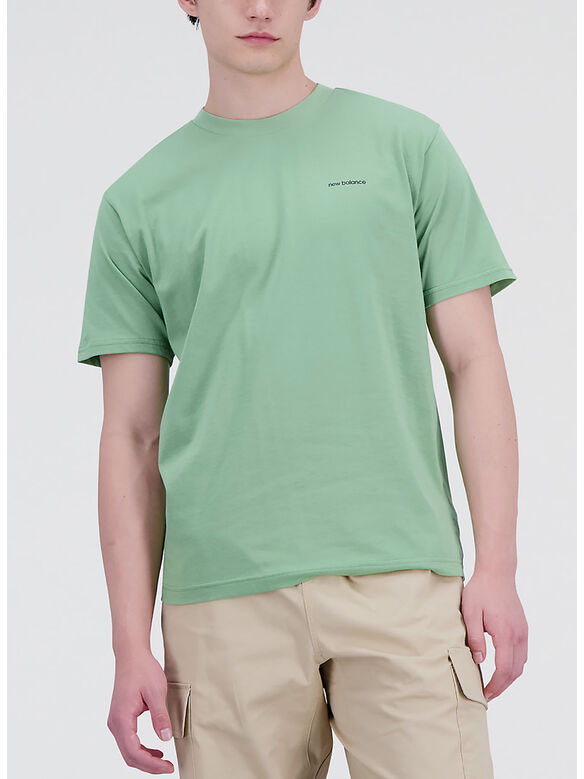 T-SHIRT ESSENTIALS CAFE SHOP FRONT COTTON JERSEY, CIE CHIVE, medium