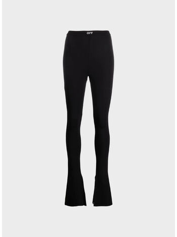 LEGGINS OFF STAMP SLEEK SPLIT, 1001 BLACK WHITE, small