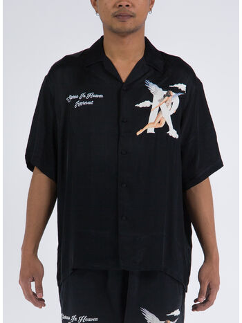CAMICIA STORM IS HEAVEN, 01 BLACK, small