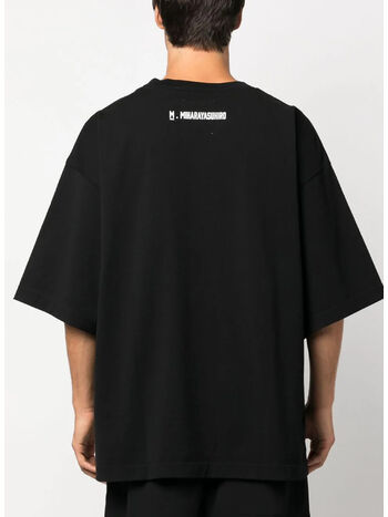 T-SHIRT IMITATION COMPLEX, BLACK, small
