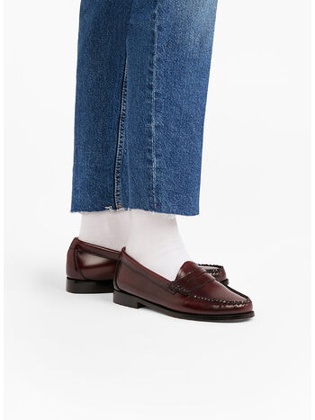 MOCASSINO WEEJUN PENNY, 0NN WINE LEATHER, small