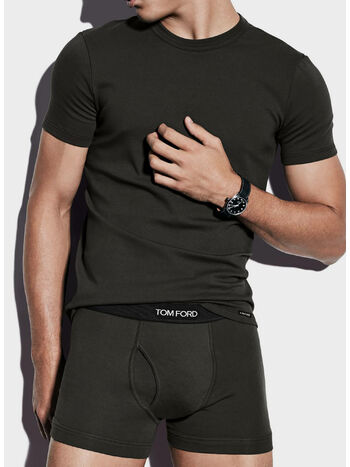 T-SHIRT CREW, 302 MILITARY GREEN, small