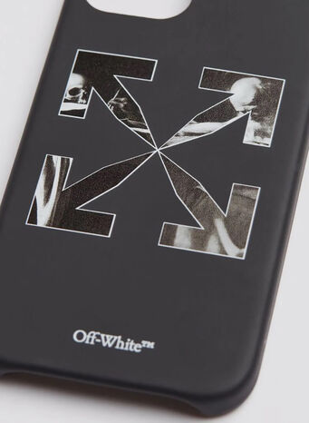 COVER CARAVAGGIO ARROW IPHONE 12/12PRO, 1001BLACKWHITE, small