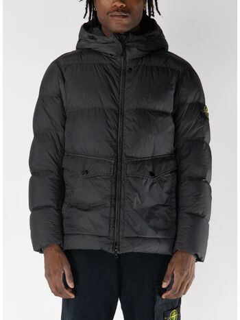 GIUBBOTTO SHORT PARKA CRINKLE REPS, V0062 LEAD GREY, small