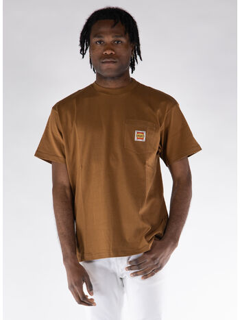 T-SHIRT FIELD POCKET, HZXX HAMILTON BROWN, small
