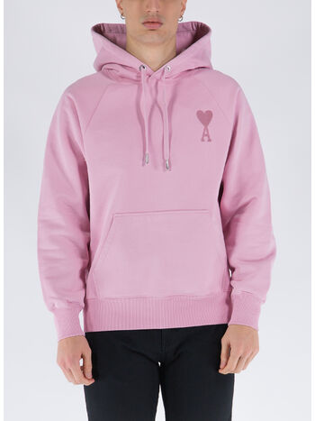 FELPA CON CAPPUCCIO, PALEPINK655, small