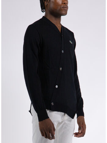 CARDIGAN KNIT, BLACK, small