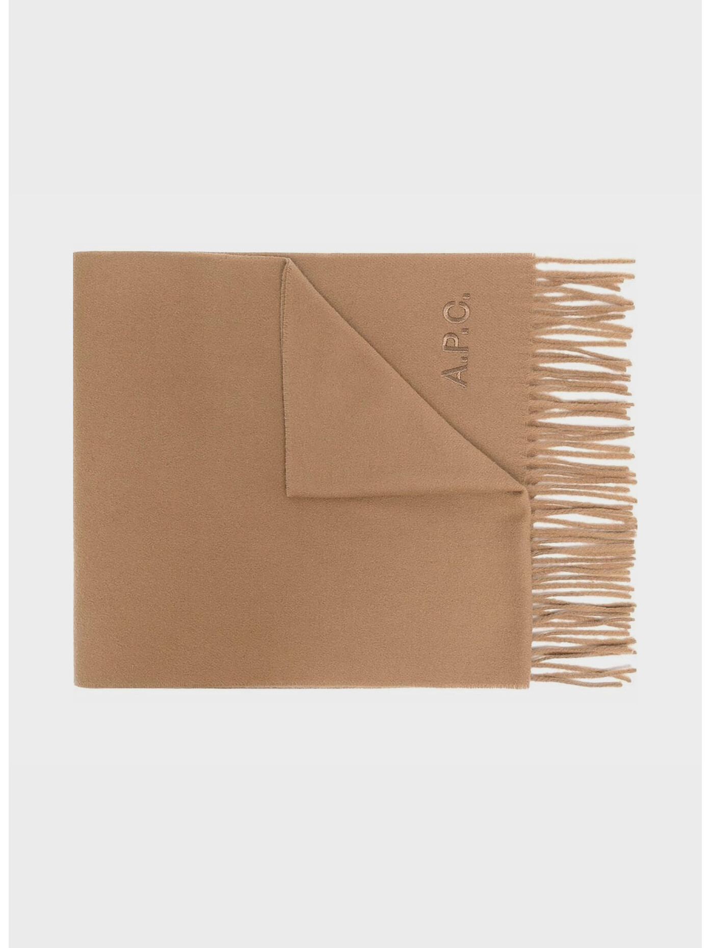 A.P.C. SCIARPA ECHARPE AMBROISE BRODEE Beige Uomo | Susi