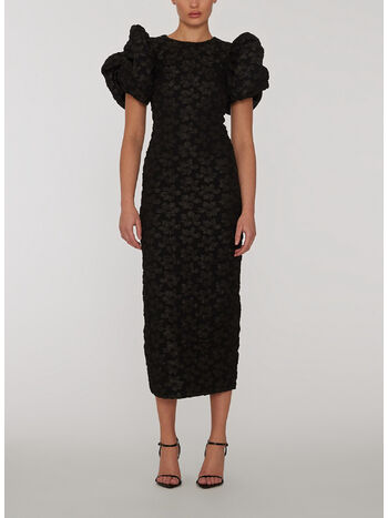 ABITO 3D JACQUARD MIDI, 1000 BLACK, small
