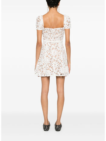 ABITO MINI FLORAL LACE, WHITE, small