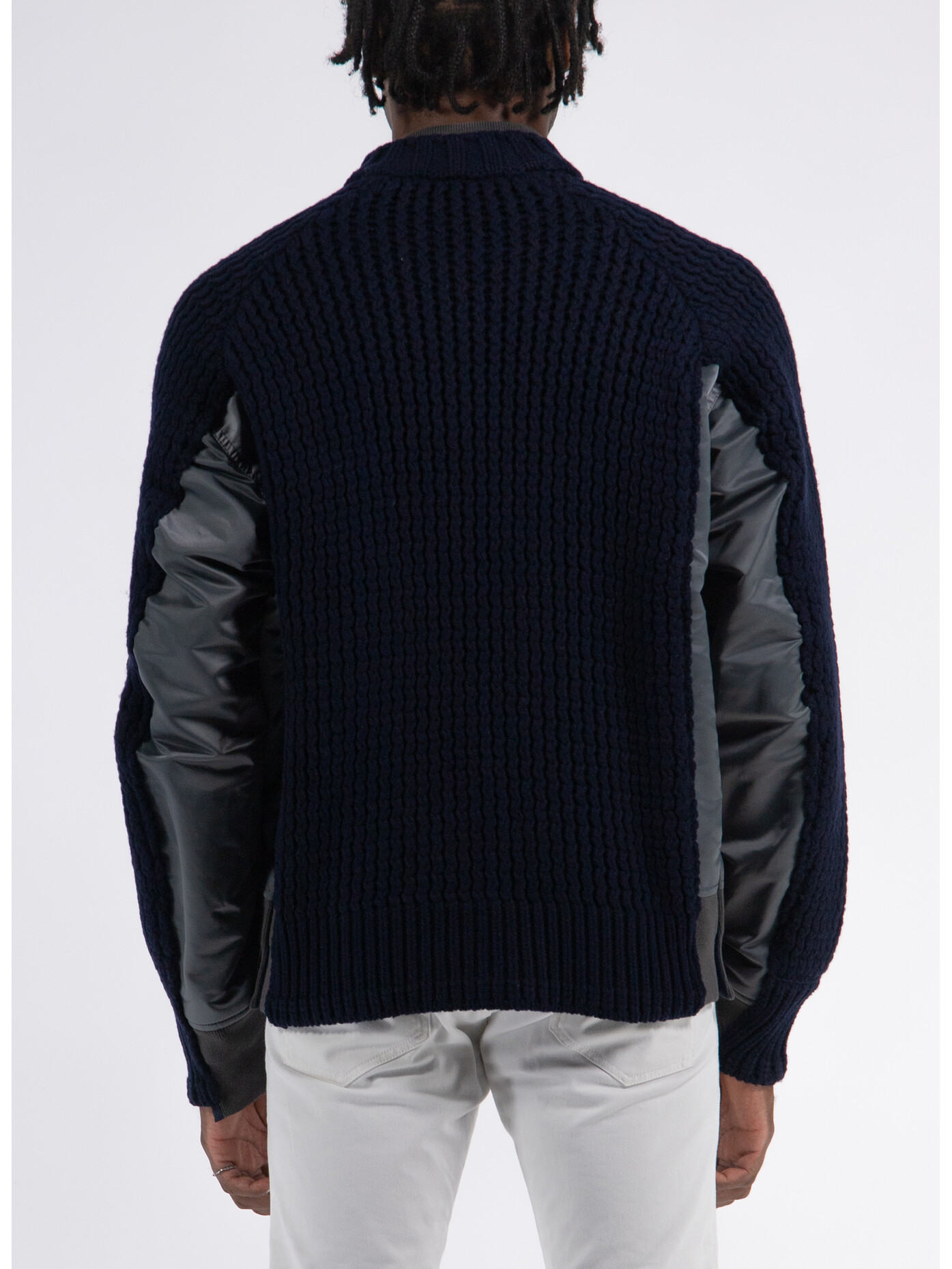 SACAI GIACCA NYLON TWILL MIX BLOUSON | a461726-125230 | Susi SACAI GIACCA NYLON TWILL MIX BLOUSON | a461726-125230 | Susi