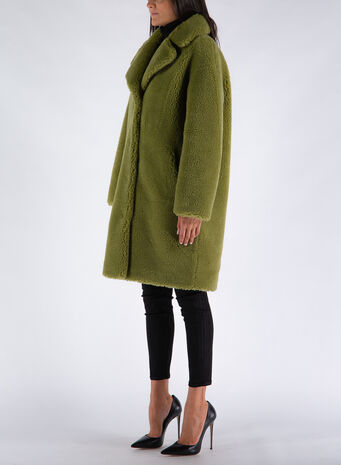 CAPPOTTO CAMILLE COCOON COAT, 57900ARMYGREEN, small