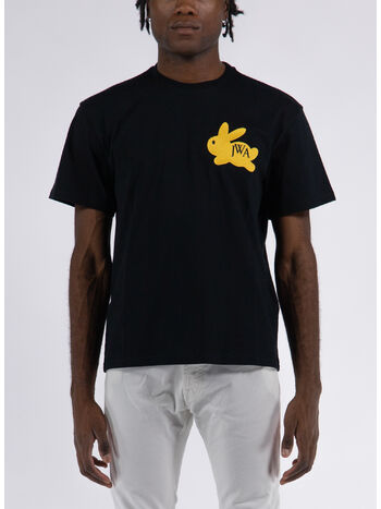 T-SHIRT BUNNY EMBROIDERY LOGO, 999 BLACK, small