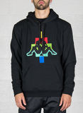 BLACK/MULTICOLOR