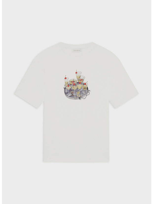T-SHIRT COCKTAILS, OW OFF WHITE, large
