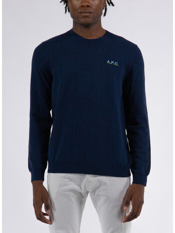 PULLOVER PULL ALOIS, TIH MARINE/BLEU CLAIR, small