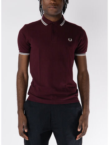POLO SHORTSLEEVE STRONG WILL, BURGUNDY, small