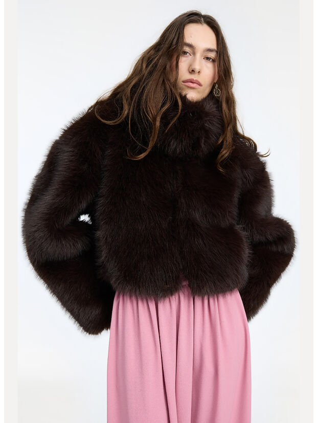 PELLICCIA FAUX FUR CROPPED, 1667 Mol&eacute;, large