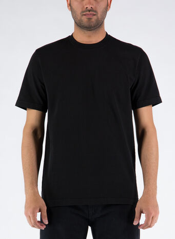 T-SHIRT MATT HEAVY JERSEY, T0002SSBLACK, small