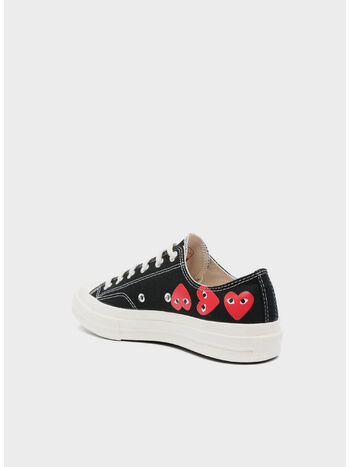 SCARPA CHUCK TAYLOR MULTI HEART LOW UNISEX, BLACK, small
