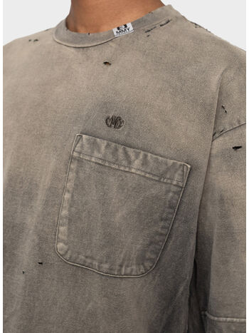 T-SHIRT SUN FADED, BLACK, small