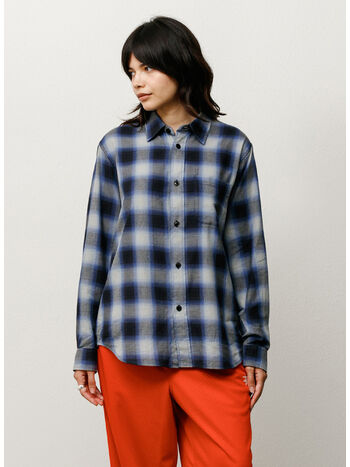 CAMICIA BEACH OMBRE, 0001 BLACK, small