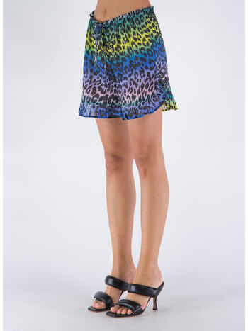 SHORTS LIGHT COTTON RUFFLE, 999 MULTICOLOR, small