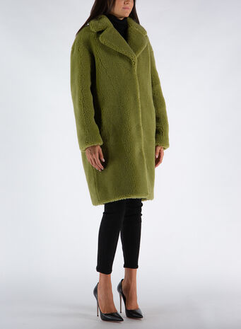 CAPPOTTO CAMILLE COCOON COAT, 57900ARMYGREEN, small