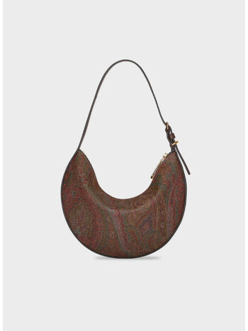BORSA HOBO ETRO ESSENTIAL, M0019 MARRONE, small