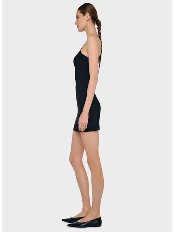 ABITO ONE SHOULDER MINI, BLACK BLACK, small