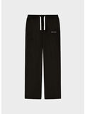PANTALONE LOGO COTTON TRAVEL, 1001 BLACK WHITE, thumb
