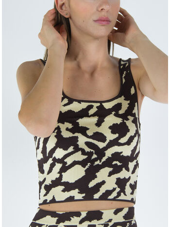 TOP SABRINA, PAINTERLY ANIMAL, small