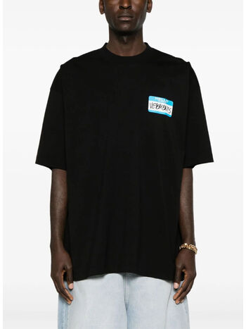 T-SHIRT MY NAME IS VETEMENTS, BLACK, small