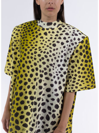 T-SHIRT CHEETAH PRINTED JERSEY, 499, small