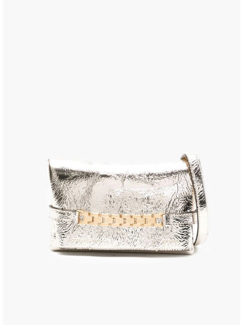 BORSA MINI CHAIN, PLATINUM, small