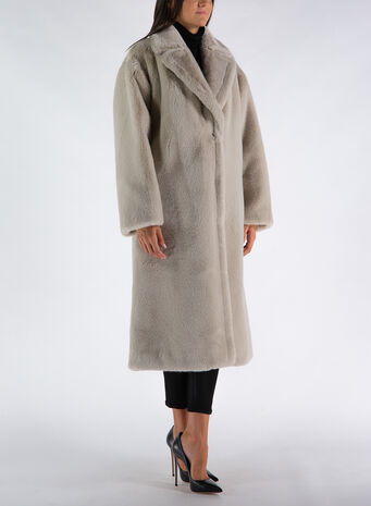 PELLICCIA MARIA COAT, 90700ECRU, small