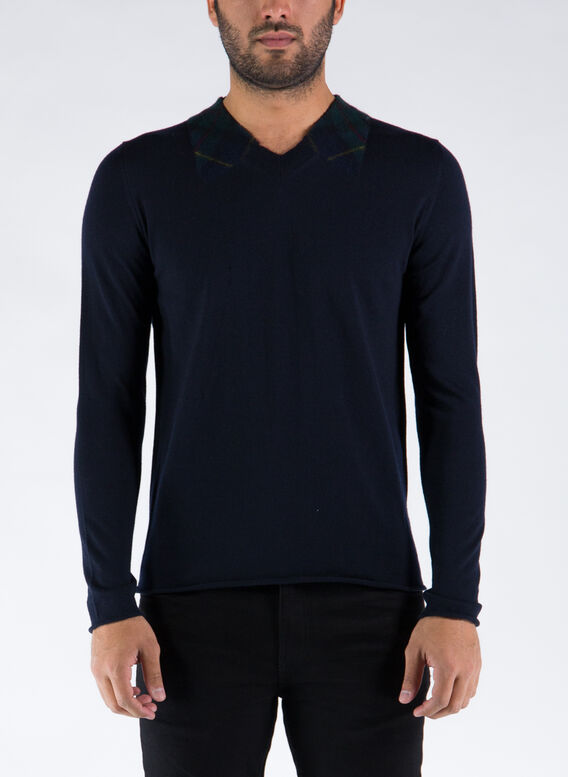MAGLIONE CON SCOLLO A V, B, medium